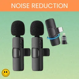 K9 Wireless Microphone Receiver With Recording Clip Mic for Youtube/VloggingB263 Microphone-picture-13