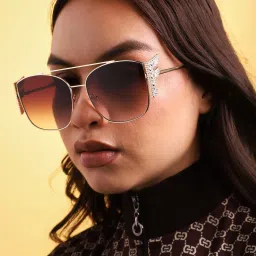 haute sauce Polarized Over-sized Sunglasses (Free Size) image 5