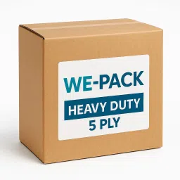 Corrugated Cardboard 15x11x9 INCHES - 5 PLY - For Storage,Courier,Home Shifting. Heavy Duty,Durable Packaging Box-image-56