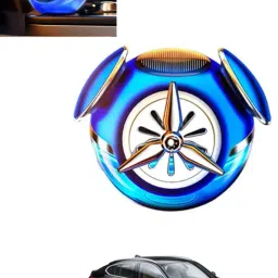Multicolour Solar Power Air Freshner For Car Interior Decoration-311 Car Air Purifier-image-87