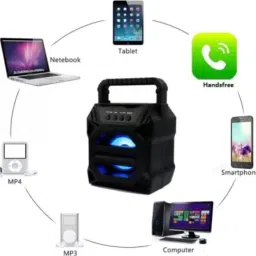 Clairbell DIX_482A_WS02 WIRELESS 3D ULTRA SOUND SPEAKER WITH LED LIGHT/FM/USB/SD SLOT 48 W Bluetooth Party Speaker-image-28