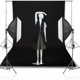 Cam cart 8x10.5 Black Photography Backdrop for studio ( Stand Not Included ) Reflector Reflector-34