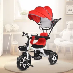 kids Tricycle for kids Cycle for Kids Cycle for Baby with Storage Basket CANOPY_WITH WHITE FRAM Tricycle-image-54