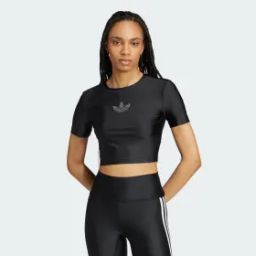 rhinestone trefoil t-shirt women originals women originals-image-20