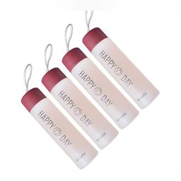 WELOUR Maroon 4 Pcs Glass Solid Water Bottle 450 ML-image-87