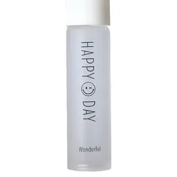 WELOUR White Glass Happy day Printed Water Bottle-10