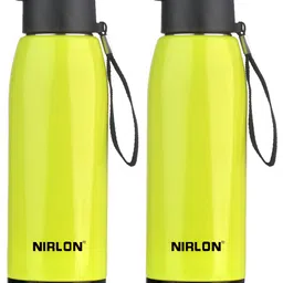 NIRLON Green 2 Pieces Stainless Steel Solid Water Bottle 750 ml-image-43