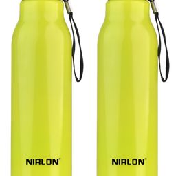 NIRLON Green 2 Pieces Stainless Steel Water Bottle 480 ml-image-31