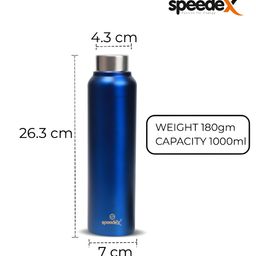 Speedex Blue Set of 2 Stainless Steel Solid Water Bottle-image-41