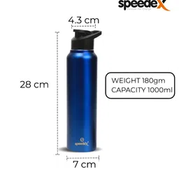 Speedex Blue Set of 3 Stainless Steel Solid Water Bottle-picture-46