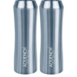 AQUENCH Blue 2 Pieces Stainless Steel Solid Water Bottles 1 L-image-82