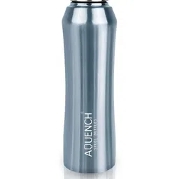AQUENCH RUSH Blue Solid Stainless Steel Eco Friendly Regular Water Bottle 1 L-54