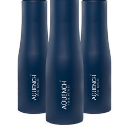 AQUENCH Blue 3 Pieces Stainless Steel Water Bottle 1 Ltr-image-86