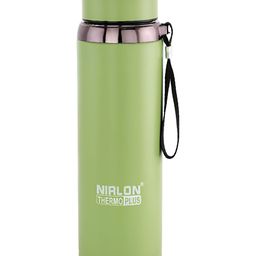 NIRLON Green Stainless Steel Double Wall Vacuum Water Bottle 1L-image-66