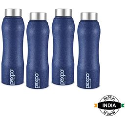 Pexpo Blue 4 Pieces Stainless Steel Water Bottle 1 L Each-image-88
