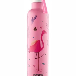 Pexpo Oslo Pink UV Print ISI Certified Thermosteel Hot and Cold Flask Water Bottle 750ml-18