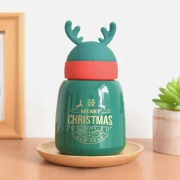 Little Surprise Box LLP Green Stainless Steel Water Bottle-image-10
