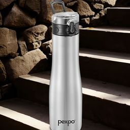 Pexpo Stainless Steel Sipper Water Bottle 1L-image-3