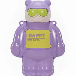 Little Surprise Box LLP Purple & Yellow Stainless Steel Single Wall Vacuum Water Bottle-image-37