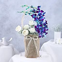 Mystical Land Roses N Orchids Potli-image-57