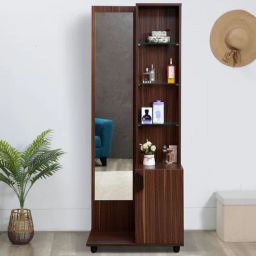 casacraft from pepperfry Serpa Dressing Unit in Walnut Colour-picture-26
