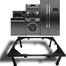 Washing Machine, Refrigerator for Front & Top Loading Washing Machines/Dishwasher Stand/Trolley (Min:16"x16", Max: 26"x26") Material Steel-image-15