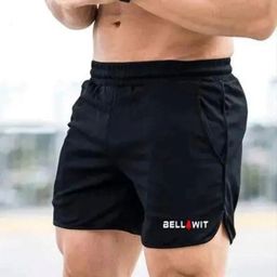 bellwit Solid Men Black Sports Shorts-picture-14