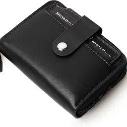 Men Black Artificial Leather Card Holder-picture-6