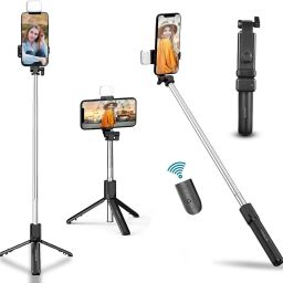 BSVR Perfect Design Selfie Stick with Light, Multi Purpose Use Bluetooth Remote_BS65 Bluetooth Selfie Stick-27