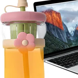 SIPPER BOTTLE FLOWER BAND 500ML-19