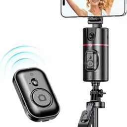EVAAENTERPRISES Gimbal P02 in Sleek Black Color (2-Axis, 360 Degree Smooth Rotation) 2 Axis Gimbal for Mobile, Camera image 3