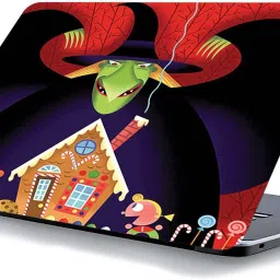 qth COLOURFULL LAP-7398 VINYL Reusable Laptop Skin Compatible for 15.6 inch-image-86