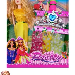 Sleek and stylish doll with a polished wardrobe and extras-picture-39
