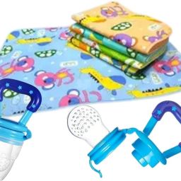 Mattress Protector Drysheets Bichhoni COMBO Silicone Baby Infant Fruit Feeder-11