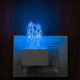 Lord ram and sita 3D Illusion Night lamp 7 Color Changing Light Night Lamp-image-33