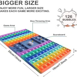 Pop It Dice Board Game – Colorful Fidget Toy for Kids-image-49