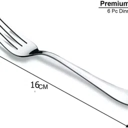 yarendra export Steel Fork Spoon Disposable Stainless Steel Salad Fork, Dinner Fork, Serving Fork, Fruit Fork Set image 3