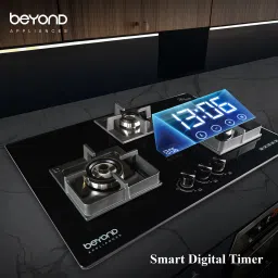 beyond by byondnxt Dorado Smart Hobtop with Digital Timer FFD and Auto Ignition Glass Automatic Hob image 2