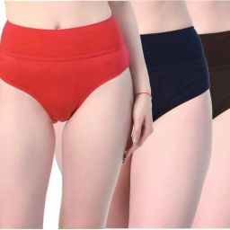 Pack of 3 Women Hipster Multicolor Panty-image-56