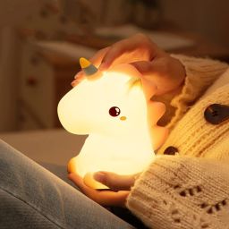 Cute Unicorn Night Lamp Color Changing Room Decor for Kid Best Birthday Gift 123 Night Lamp-image-97