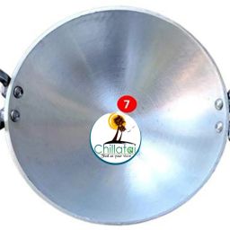 Multipurpose Use Aluminium Kadai/Fry Pan/Thick Bottom Fry Pan 10 Inch Fry Pan 25 cm diameter 1.5 L capacity-image-11