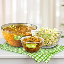 Glass Mixing Bowl Oven & Microwave Safe, Dishwasher & Freezer Safe, 500ml, 1000ml & 1600ml-22