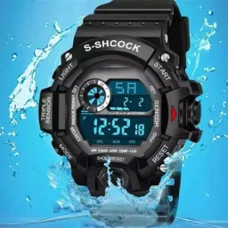 Digital Watch - For Men & Women KRU_367_Black Digital G SOK 9--image-64