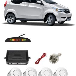 AB262 Silver Car Reverse Parking Sensor with LED Display 4 Sensor A262 Parking Sensor-image-54