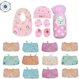 Baby Langot, Bibs, Cap Mittens Set & Bottle Cover-image-24