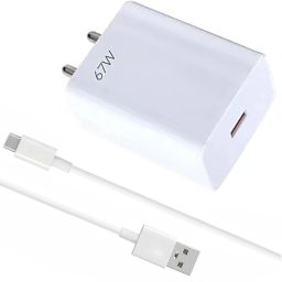 TAYLCON 67 W SuperVOOC 6 A Wall Charger for Mobile with Detachable Cable-image-40