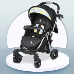 Chocolate Ride Black Multi Stroller Black Multi Stroller-6