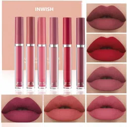 Waterproof 72Hours stay matte ink bold lip color liquid lipstick combo pack of 6-image-23