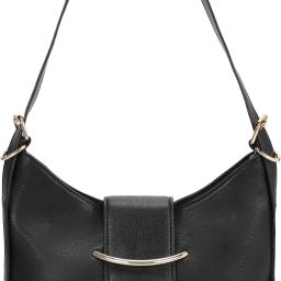 Black Women Sling Bag Solid-image-8