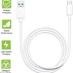 Accessories At Cost USB Type C Cable 65 A 1 m 65W 50W 30W /6.5A/6A/VOOC/DART/SUPERDART/ Quick Fast Charging Type C Data Cable image 3